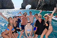 Friends at the Arch Cabo San Lucas