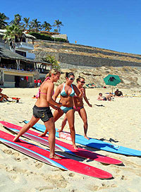 Surfing Cabo San Lucas