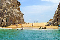 Famous Lover's Beach in Cabo San Lucas