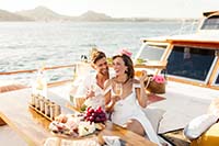 Couple in Luxury Sailboat Cabo
